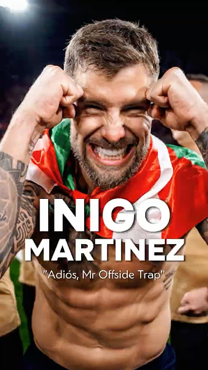 Adiós, Mr Offside Trap Inigo Martinez!  #footballshorts #sepakbola #beritabola