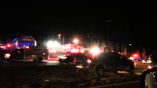 Branchburg PSE&G Switching Substation Explosion Fire apparatus drive by.
