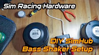 DIY SimHub Budget Bass Shaker Setup 