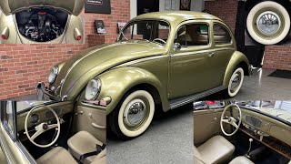 Test Drive 1957 VW Beetle Diamond Green Classic Car Addict