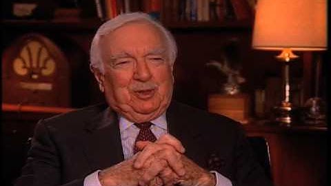 Walter Cronkite on reporting the Apollo Moon Landing - EMMYTVLEGENDS.ORG