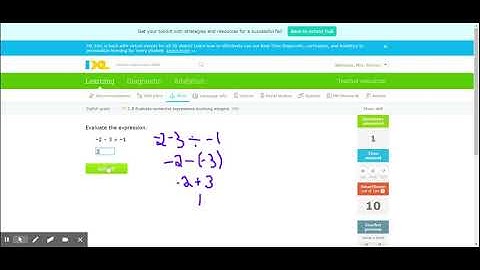 IXL Homework Help - Evaluate numerical expressions involving integers (8th grade)