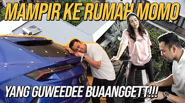 RAFFI KETEMU MOBIL IMPIANNYA DI RUMAH MOMO,ADA LAP GOLF!!!