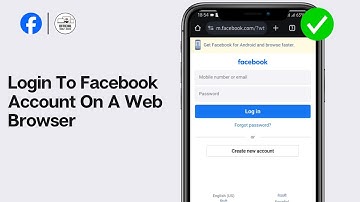 How To Login Facebook Account On A Web browser? (2024)