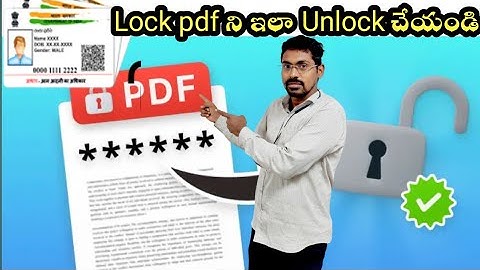 How to Unlock PDF Passwords Easily | #tech#educationalvideo#pdfunlock#pdftools 