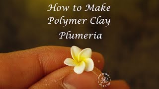 How to make polymer clay plumeria flower screenshot 5