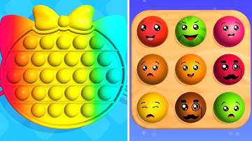 Pop Us Game! Very satisfying and relaxing ASMR slicing video