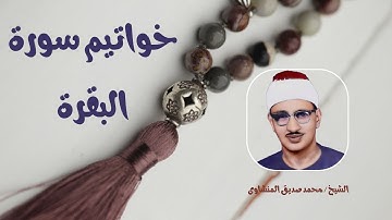 لا أجد وصف ولا كلمات تعبر عن جمال أواخر سورة البقرة بصوت محمد صديق المنشاوى | احبس دموعك ان استطعت