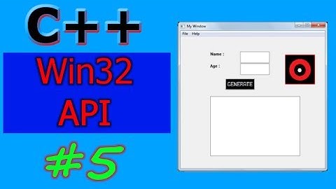 Windows GUI Programming with C/C++ ( Win32 API ) | Part -5 | Working with Images (Bitmaps)