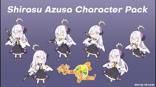 ASA4kidsさま専用ページです。 Shirasu Azusa Character Pack Trailer | 100% Orange Juice mod - YouTube