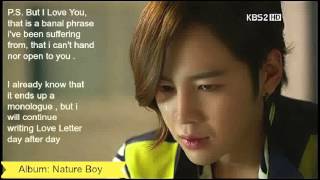 Love Letter - Jang Keun Suk, English translating  ( Nature Boy Album )