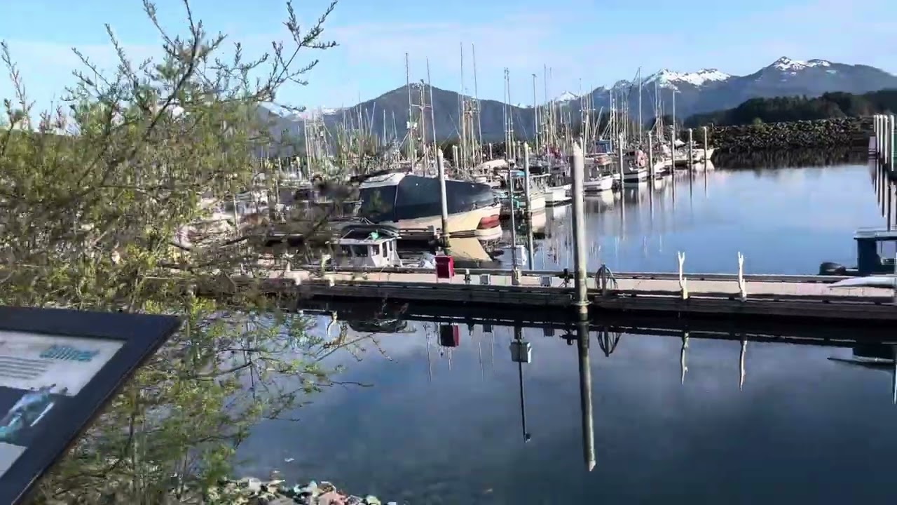 Crescent Harbor Sitka Alaska Walk: wander with me along this beautiful harbor in Sitka Alaska
