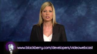 BlackBerry Developer Executives Interactive Webcast Promo