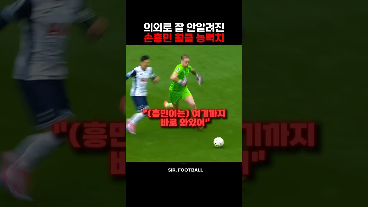의외로 잘 안 알려진 손흥민 월클 능력치