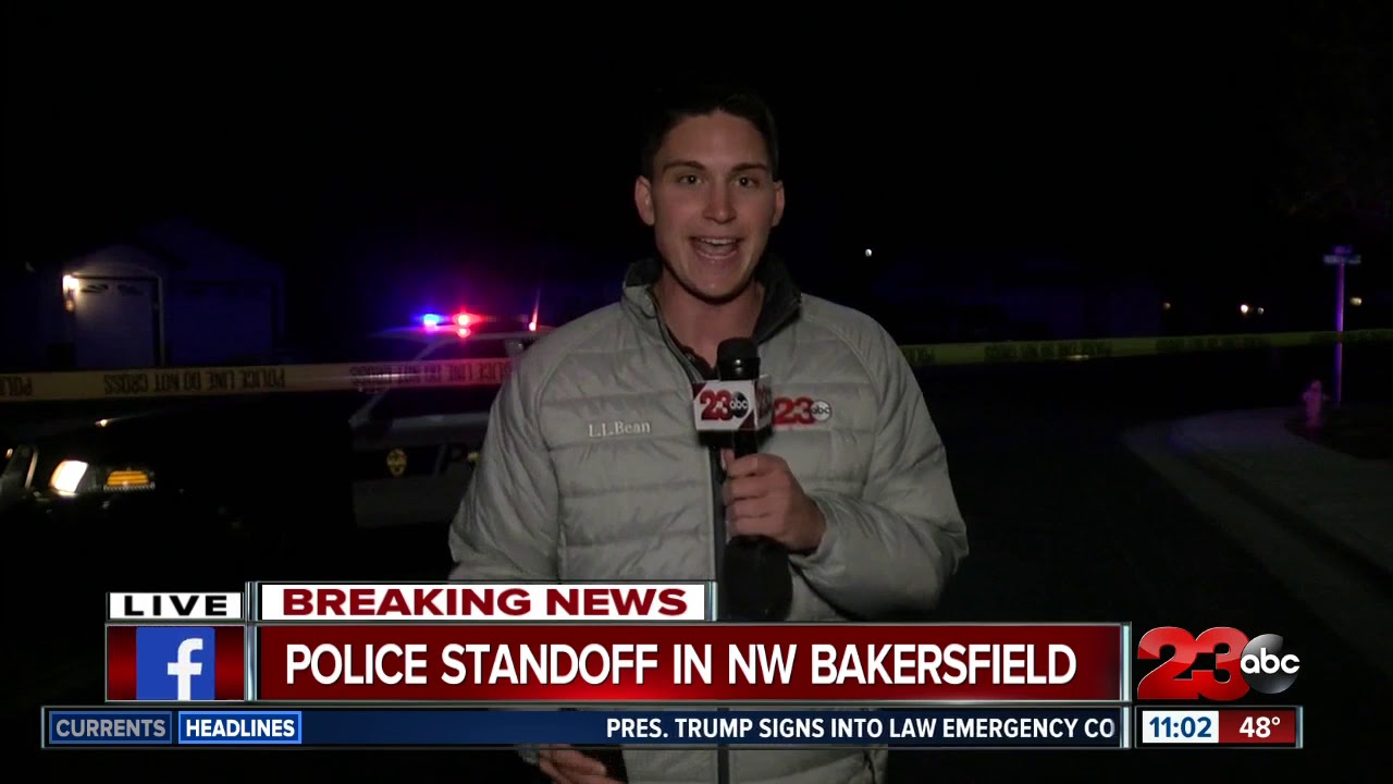 Standoff in NW Bakersfield ends with suspect in custody - YouTube