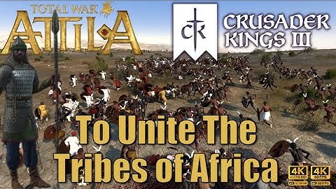 *Brutal* Battles in Africa | Crusader Kings 3 | Total War Attila | Crusader Wars Mod | 4K 60FPS