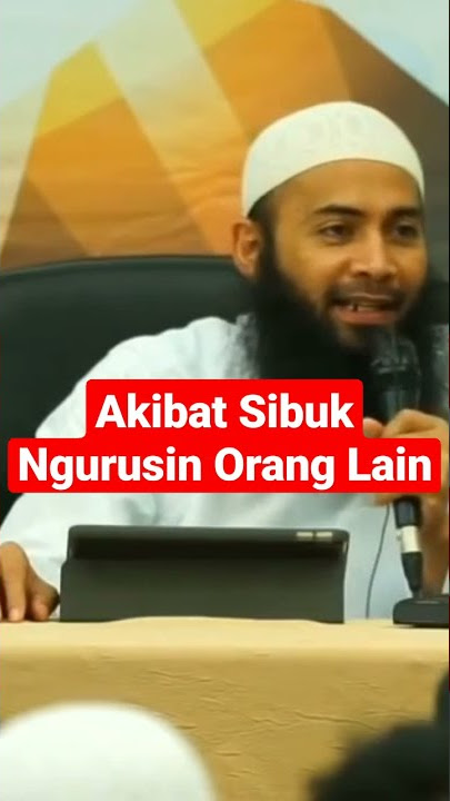 Akibat Sibuk Ngurusin Orang Lain