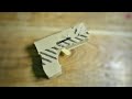 how to make cardboard gun in home