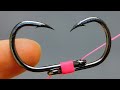 Check out this clever way to attach hooks to catch predatory fish