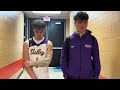 Valley’s Jalen Dunham and Christian Copen discuss their district semifinal win over Adena