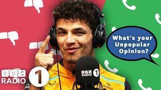 &#39;You Know What? You&#39;re Wrong!!&#39; Lando Norris plays Unpopular Opinion