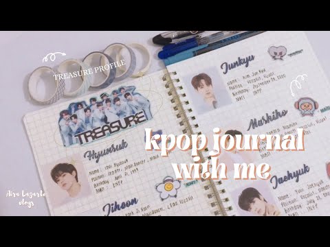 ? treasure yg profile | kpop journal with me