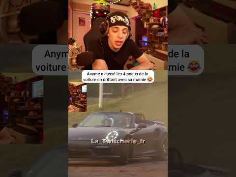 Anyme a cassé les 4 pneus de la voiture en driftant avec sa mamie 😂