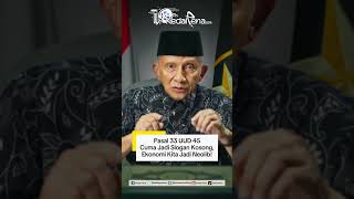 Article 33 of the 1945 Constitution is just an empty slogan, our economy has become neoliberal!