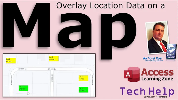 Overlay Microsoft Access Data on a Map or Image in a Form or Report. Real Estate, Restaurant, Gaming