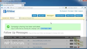 How to Use AWeber Campaign Sharing