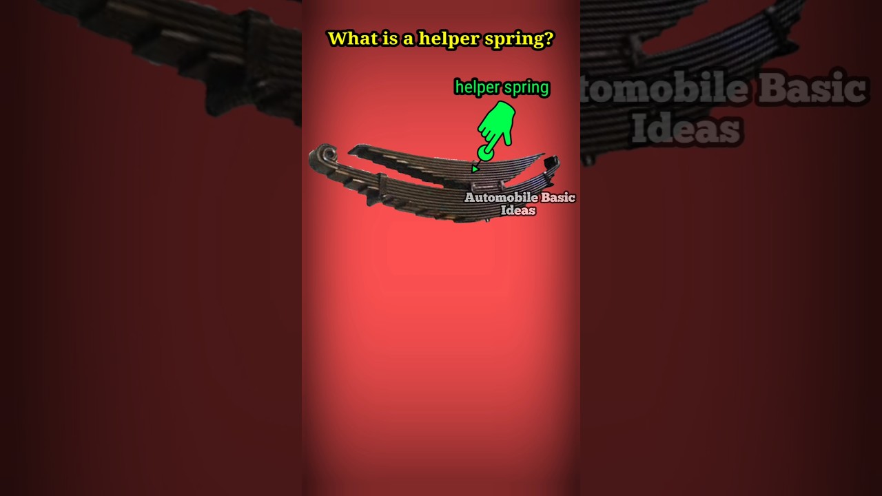 What is a helper spring?
