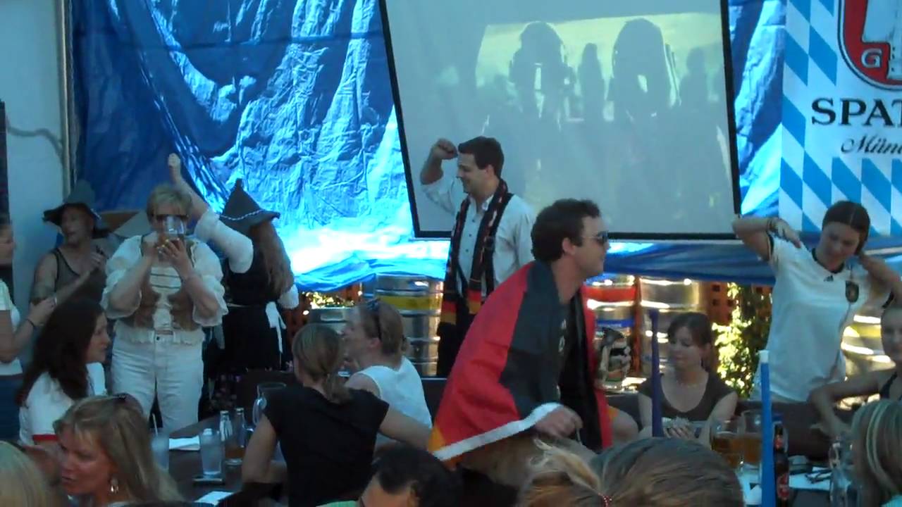 Biergarten Haus Germany vs Argentina. After the Game