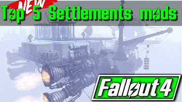 FALLOUT 4 TOP 5 SETTLEMENT PLAYER HOMES MODS (XBOX/PS4/PC)