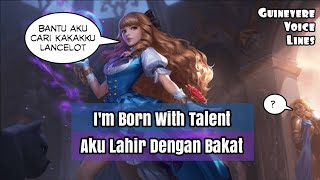 Guinevere Voice and Quotes Mobile Legends dan Artinya