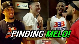 Where Is LAMELO BALL!? Overtime Larry Searches For Melo On Las Vegas Strip! Challenges Him To 1-1 😱