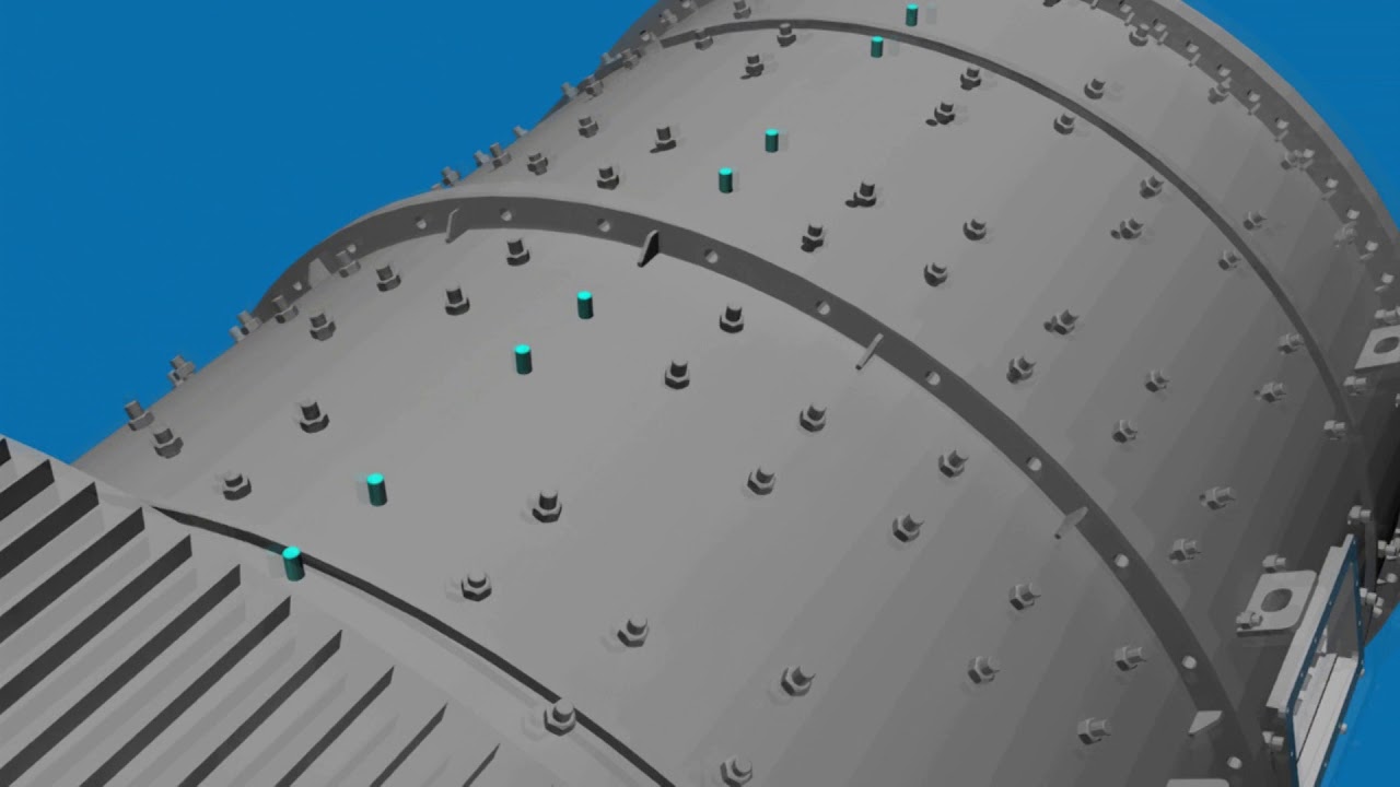 Замена шаровой мельницы ТОФ Норильск