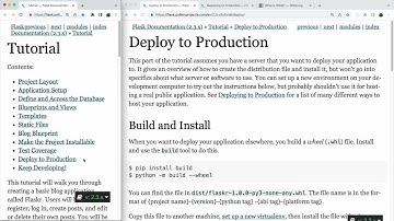 Flaskr Tutorial Reading - Part 10 Deploy To Prod