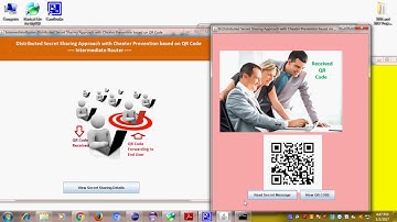 Distributed Secret Sharing Approach with Cheater Prevention based on QR Code