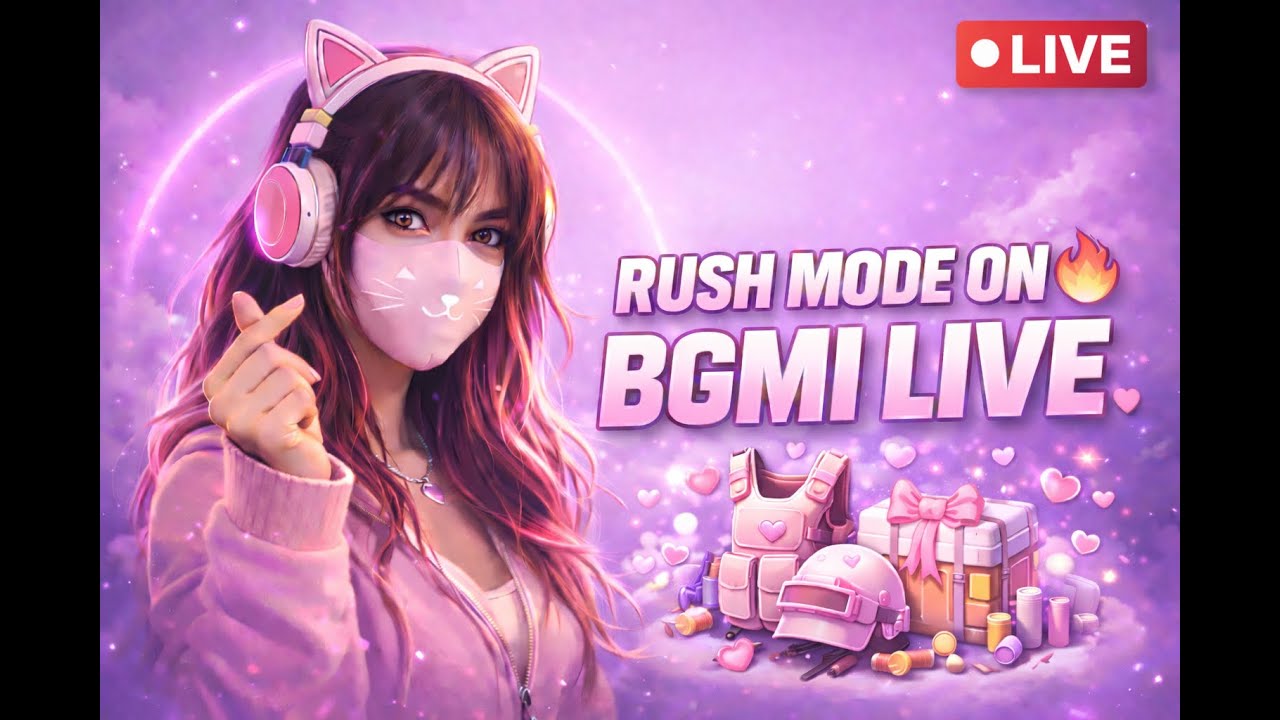 Non-Stop Rush Gameplay | BGMI Live💥