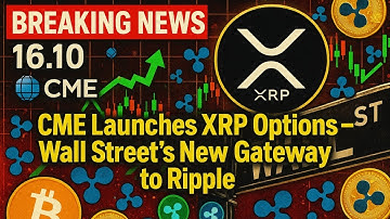 XRP NEWS: 16.10. CME Launches XRP Options — Wall Street’s New Gateway to Ripple