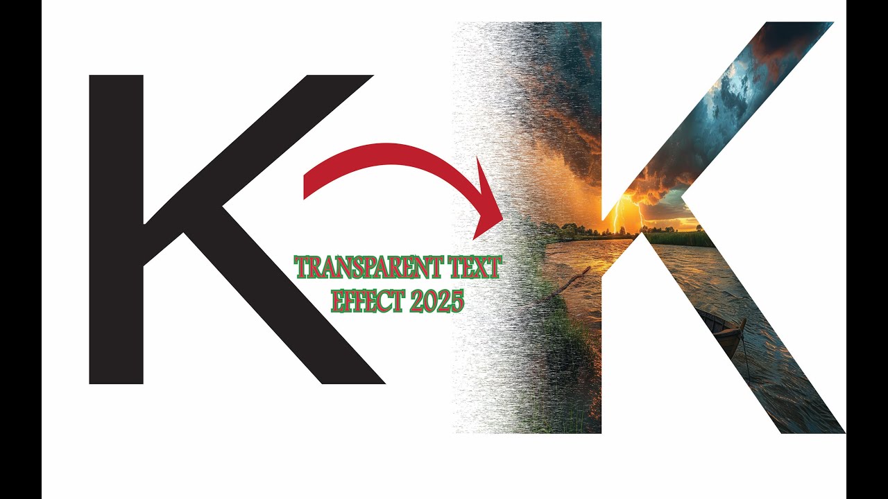 TRANSPARENT TEXT EFFECT  SIMPLE METHOD I ILLUSTRATOR TUTORIAL 2025