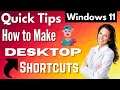 How to create desktop shortcut in windows 11 ( 2025 ) - Step by Step