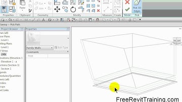 Revit Tips - In Place Sweeps PART 2 - CADtech Seminars.com