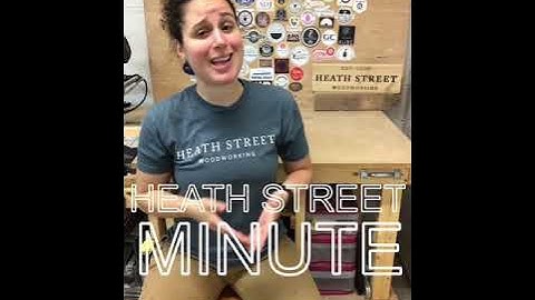 Heath Street Minute: Breadboard Ends