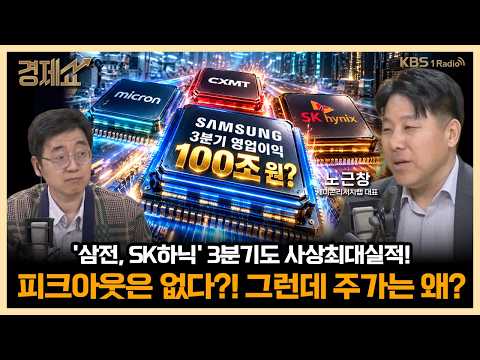 ‘삼성전자’ 3분기 100조 영업이익?..반도체주 반등할까? with. 노근창 세미콘리서치랩 대표 ㅣ채상욱의 경제쇼｜KBS 261006 방송