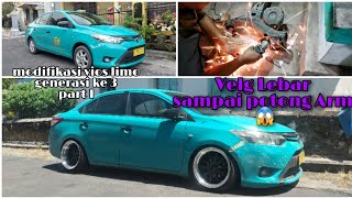 Modifying the 3rd generation Vios Limo, to make it look different and elegant, part 1