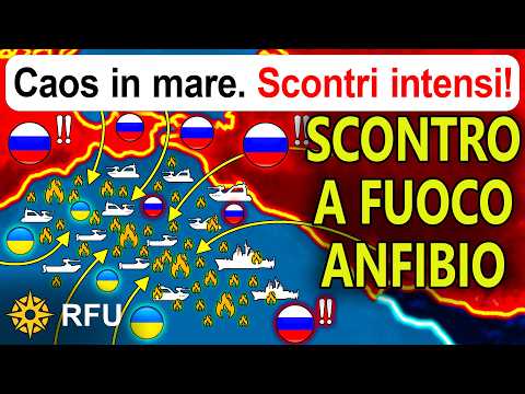 Video Video: Gli ucraini schivano il fuoco e affondano le navi da guerra russe una ad una! Incredibile.
