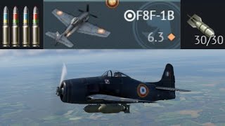 French Bearcat F8F-1B | War Thunder Compilation