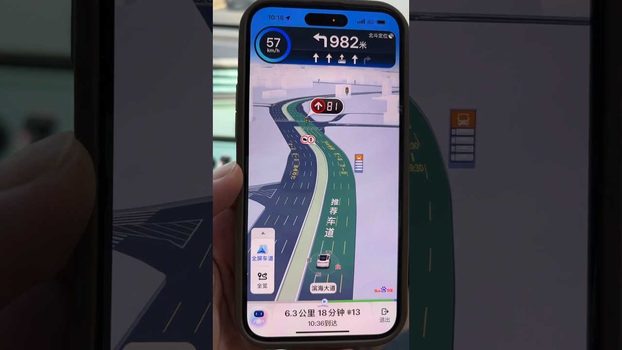 BAIDU MAPS IN CHINA | Next level #maps #baidu #china #signal