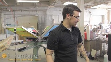 How to screen print waterbased inks